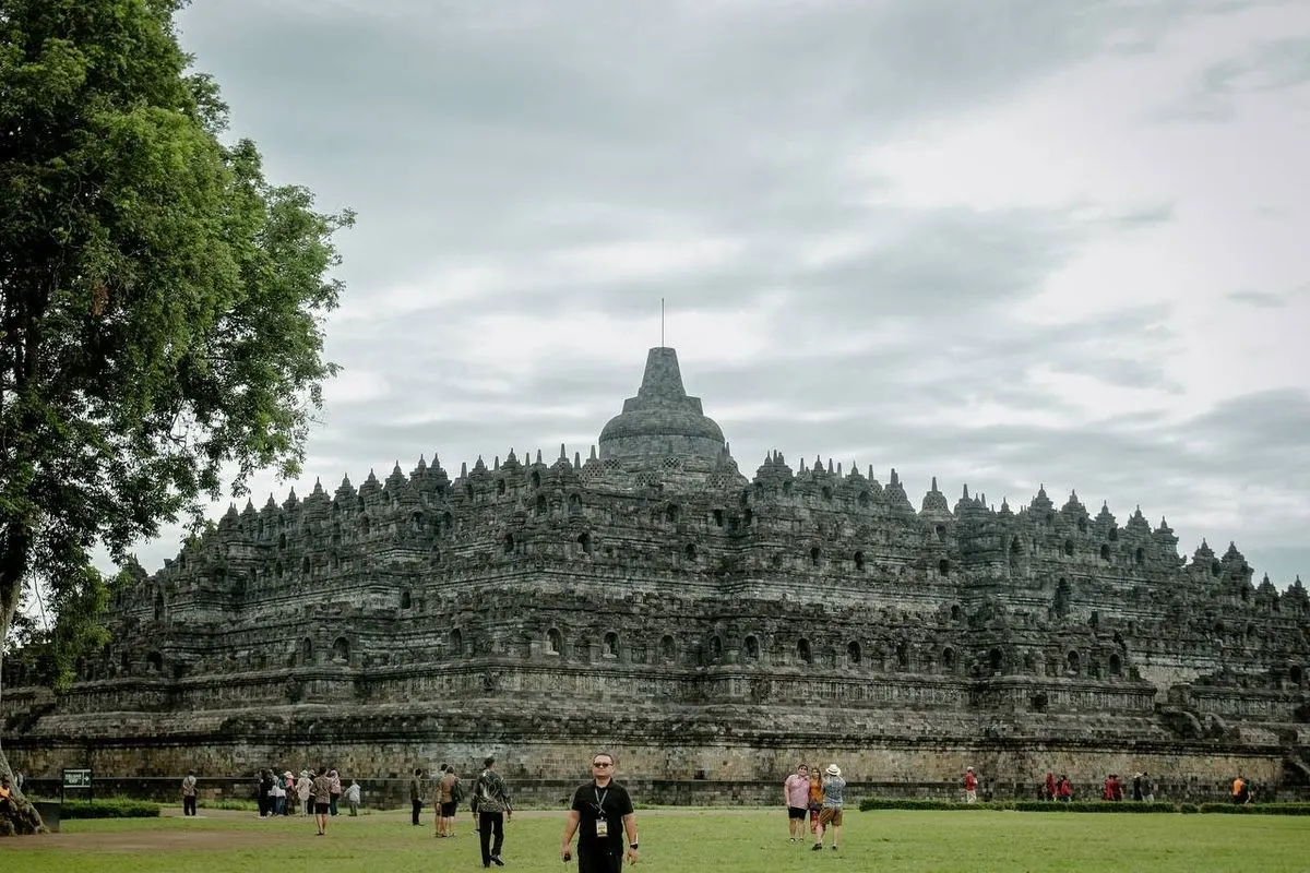 Candi Borobudur, Magelang, Jawa Tengah.