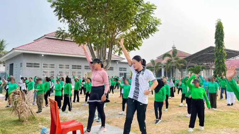 Senam Pagi Warga Binaan