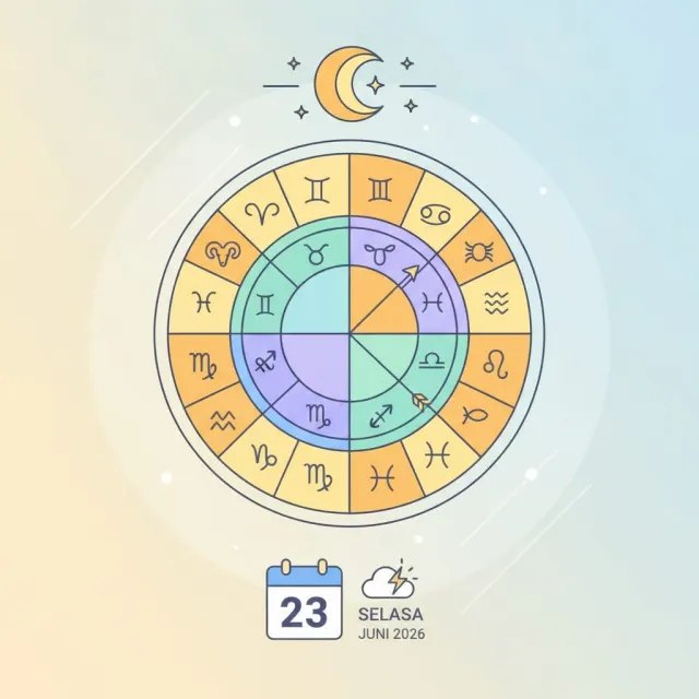 Ramalan Zodiak Harian — Selasa, 23 Juni 2026 – Panduan Lengkap Cinta, Karier, Keuangan, dan Kesehatan